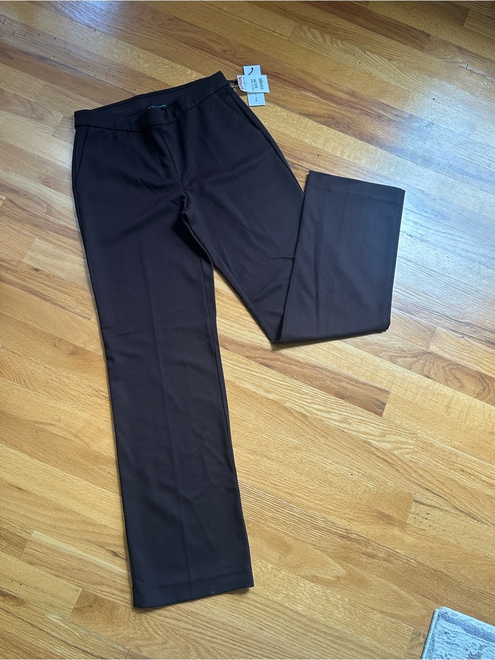 NWT Maison d’Anetille Dark Brown Dress Pants